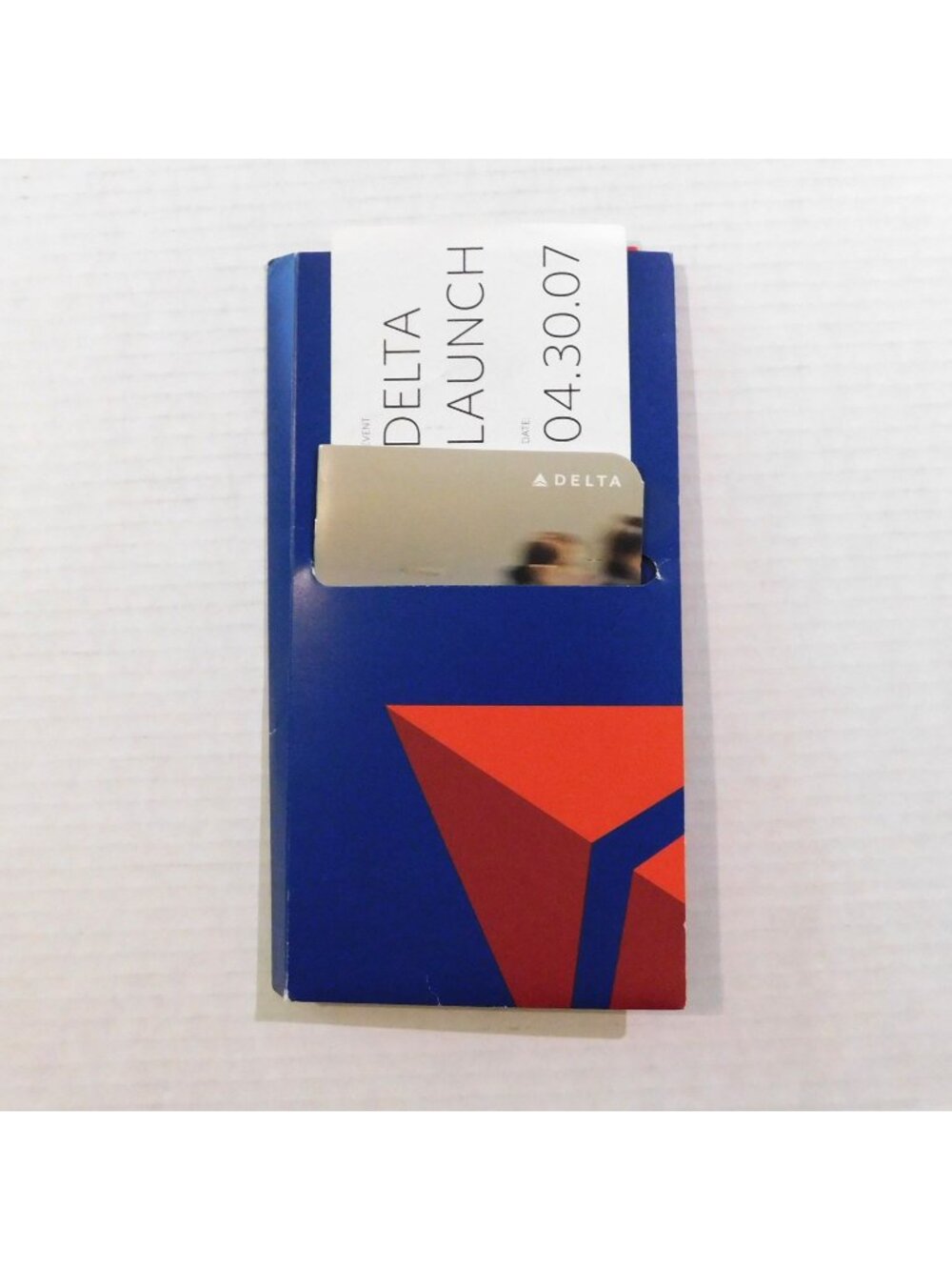 Delta Air Lines Launch Promo Kit 2007 Lanyard Button Booklet Airline Collectible